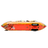 Rare Tin Lithograph Tom Tom Indian Friction Drive Canoe Boat