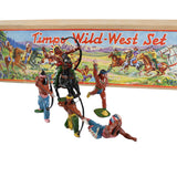 Pre-War Timpco Wild West Set (6-Indian Figures) With Box