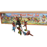 Pre-War Timpco Wild West Set (6-Indian Figures) With Box