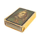 Deck Of Congress Playing Cards #606 Rockwood Native Indian In Yellow Box