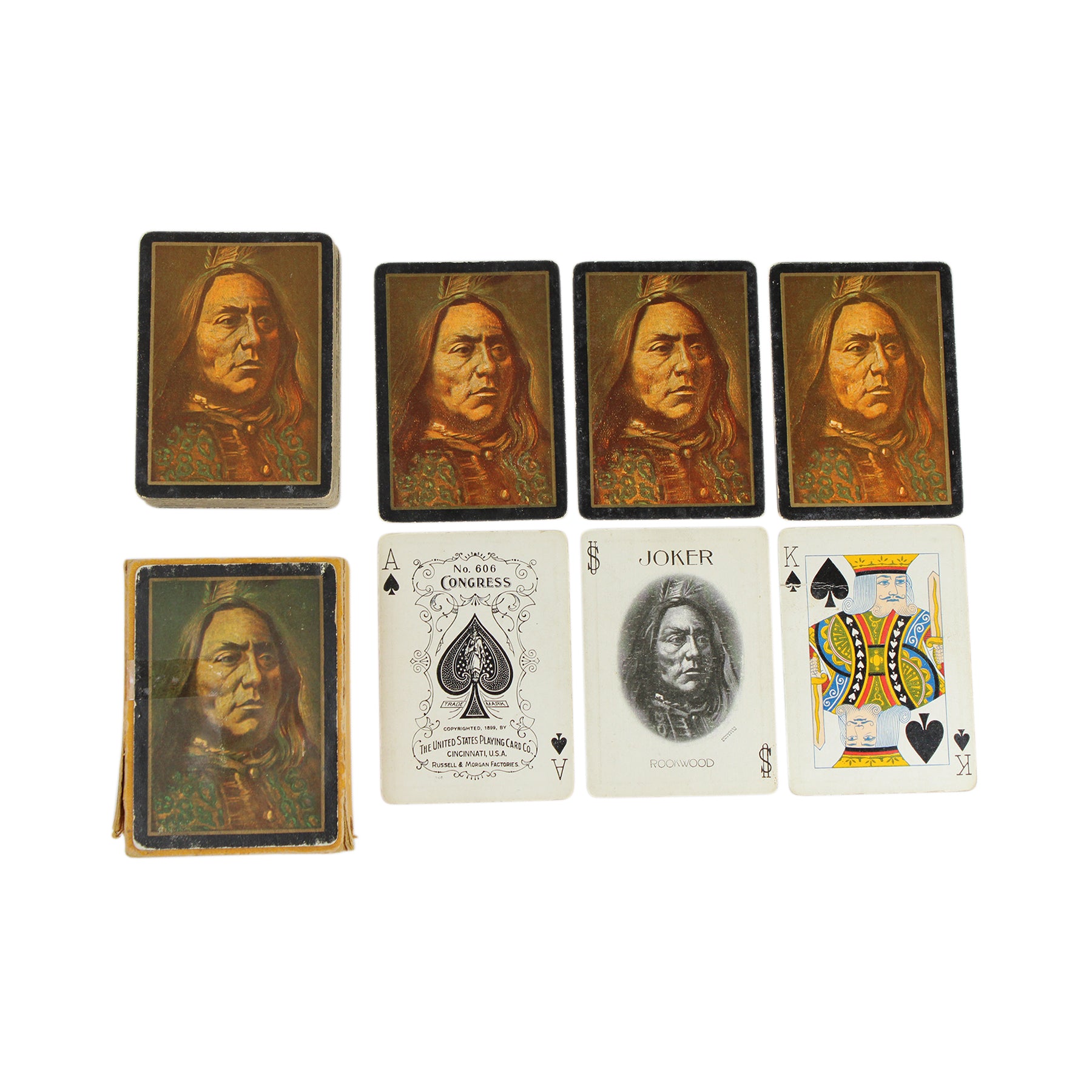 Jeu 52 cartes AIR CUSHION FINISH CONGRESS PLAYING CARDS 606 Jeu 52 cartes AIR CUSHION FINISH CONGRESS PLAYING CARDS 606