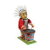 1950's TN Japan Brave Eagle Indian Chief Battery-Operated Toy Drummer (Not Working)