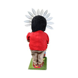 1950's TN Japan Brave Eagle Indian Chief Battery-Operated Toy Drummer (Not Working)