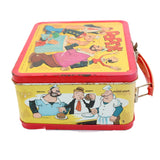 A 1980 Aladdin Popeye Metal Lunch Box and a 1961 Popeye Bell Ringer Toy