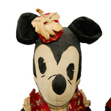 1930’s / Early 1940’s Vintage Mickey & Minnie Mouse Cloth Dolls