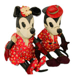 1930’s / Early 1940’s Vintage Mickey & Minnie Mouse Cloth Dolls