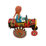 1940’s Vintage Marx Tin Litho Wind-Up Of Disney's Thumper Rabbit Tractor