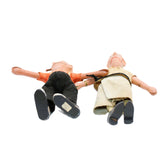 1920’s Schoenhut Maggie And Jiggs Wooden Dolls