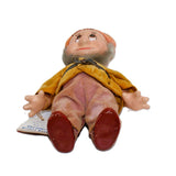 Two 1939 Walt Disney Dwarfs From Snow White Manufactured Knickerbocker Toy Co.