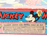 1930's British-Made Mazda Mickey Mouse Christmas Lights With Box