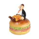 Vintage 1980 Ceramic Music Box Of Wimpy