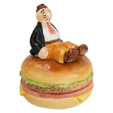 Vintage 1980 Ceramic Music Box Of Wimpy