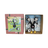 Wooden Quimby "The Two Headed Wooden Mouse With Cat Head" & Box