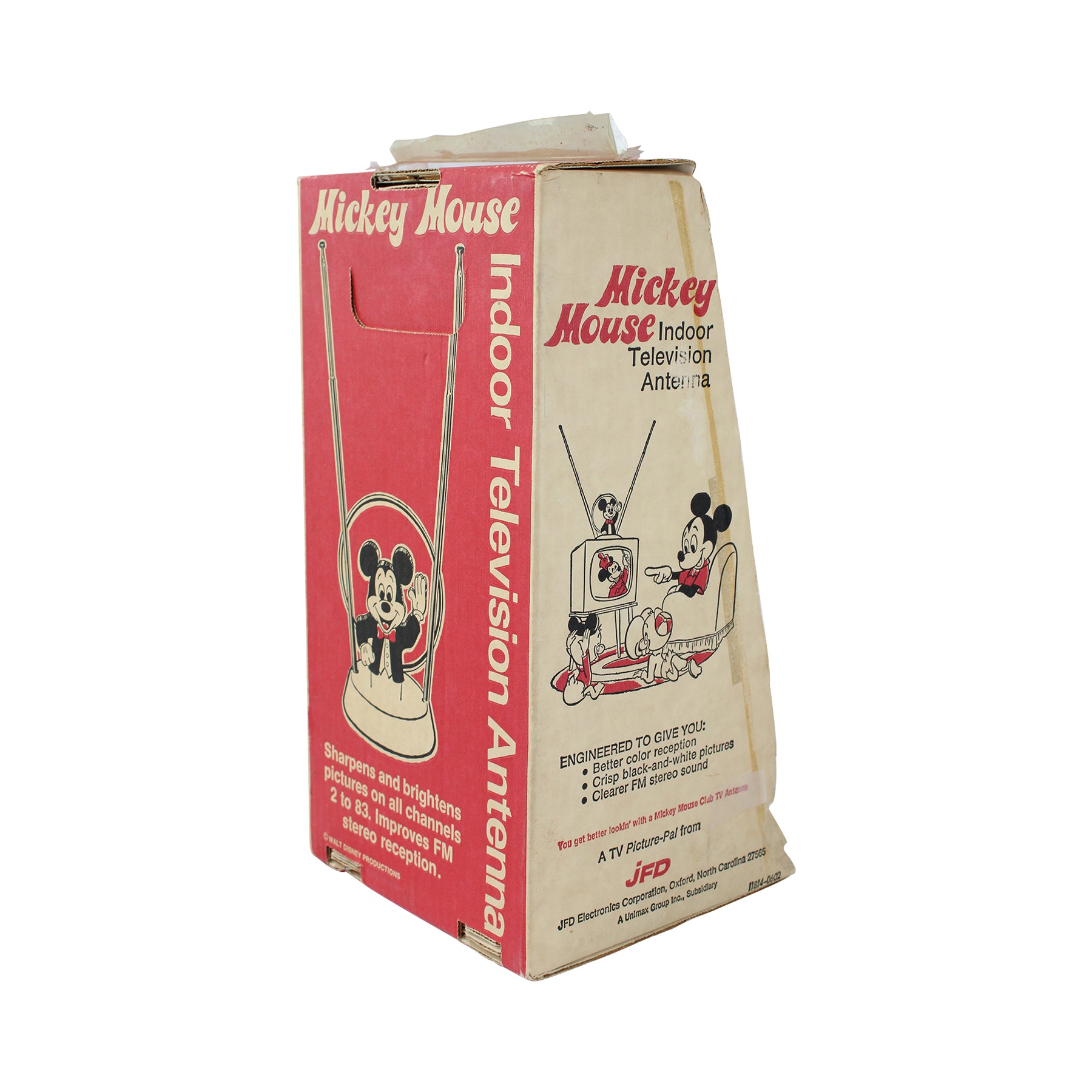 Jfd Rabbitears JFD Electronics Early 1960's Mickey Mouse Rabbit Ears TV Antenna With