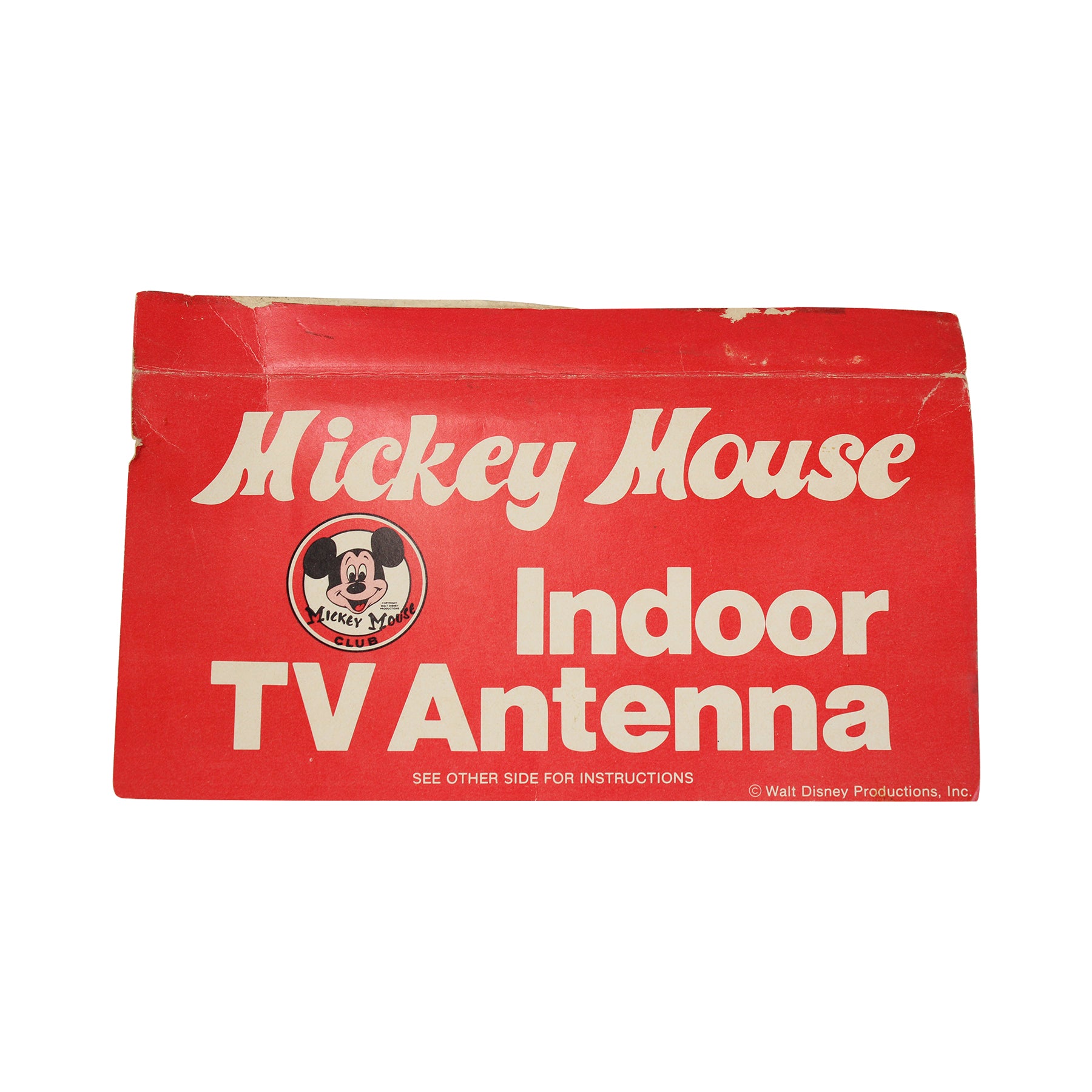 Jfd Rabbitears JFD Electronics Early 1960's Mickey Mouse Rabbit Ears TV Antenna With
