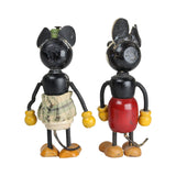 1930's Fun-E-Flex Wooden Mickey & Minnie Mouse Figures
