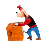 Rare 1940's/1950's French Made Wind-up Tin Litho Goofy Trimardeur (Dock Worker)