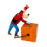 Rare 1940's/1950's French Made Wind-up Tin Litho Goofy Trimardeur (Dock Worker)