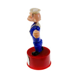 Vintage Kohner Bros. Popeye Plastic Push Button Puppet Toy