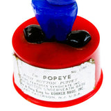 Vintage Kohner Bros. Popeye Plastic Push Button Puppet Toy