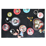 Collection of Popeye & Friends Pin Backs, Key chains, Buttons & Popeye Nightlight