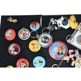 Collection of Popeye & Friends Pin Backs, Key chains, Buttons & Popeye Nightlight