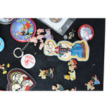 Collection of Popeye & Friends Pin Backs, Key chains, Buttons & Popeye Nightlight