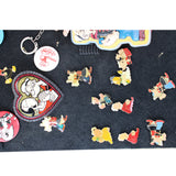Collection of Popeye & Friends Pin Backs, Key chains, Buttons & Popeye Nightlight