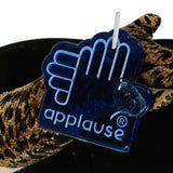 Kermit Collection Miss Piggy With Leopard Gloves & Black Dress