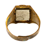1937 Radio Orphan Annie Two Initial Ring & 1930's Radio Orphan Annie Signet Ring