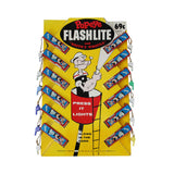 Early 1960's Bantamlite Inc. Store Display Card with 12 Popeye Flashlites & Bosun's Whistles