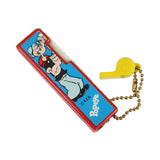 Early 1960's Bantamlite Inc. Store Display Card with 12 Popeye Flashlites & Bosun's Whistles