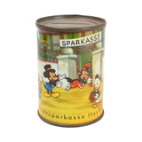 Donald Duck Chocolate Syrup Can, Disney Character Germany Can Bank & Rare Donald Duck Jellies Button