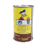 Donald Duck Chocolate Syrup Can, Disney Character Germany Can Bank & Rare Donald Duck Jellies Button