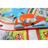 Polimetal Kozlekedesi Jaytek Tin Litho Traffic Game with Wind-Up Tins and Cars