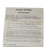 Late 1950’s Police Patrol Action Game with Box