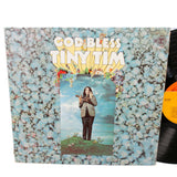 2/29/76 Tiny Tim Autographed Album Cover With Album Titled “God Bless Tiny Tim”