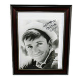 Authenticated 8" x 10" Framed B&W Picture Of Gilligan Autographed by Bob Denver