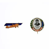 1927 Charles Lindbergh “Plucky Lindy” & Spirit of St. Louis Pinbacks