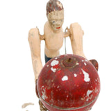 1936 Max Schmeling Bakelite Boxer Wind-Up Toy with Tin Punching Bag