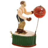 1936 Max Schmeling Bakelite Boxer Wind-Up Toy with Tin Punching Bag