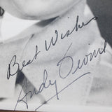 Andy Devine Signed 5" x 7" Black & White Photograph