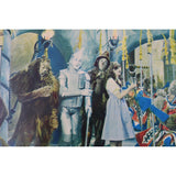Rare 1950's Original Framed MGM Wizard of Oz British Lobby Card