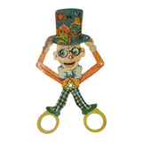 1920's Rare German Tin Lithograph Harold Lloyd Scissor Animated Toy