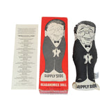 Scarce 1982 Reaganomics Supply & Demand Side Doll with Box and Song Sheet