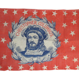 Very Rare 1893 Columbian Exposition (Chicago World's Fair) Christopher Columbus Silk Flag
