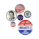 6 - Misery Loves Company Presidential Campaign Buttons (Excludes Kamala Harris Button)