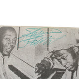 Autographed Stepin Fetchit Post Card With Original Associated Press Clipping Of His Funeral Notice