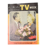 12/28/57 to 1/3/58 Chicago Tribune TV Week Magazine Featuring Eve Arden & College Bowl Schedules