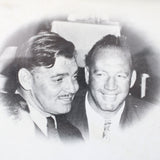 Maxie "Slapsy Maxie" Rosenblum & Clark Gable Original B & W 3" x 5" Framed Photo